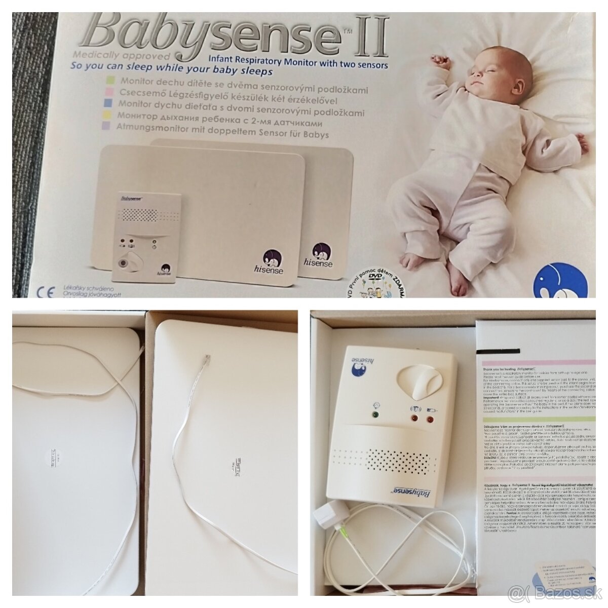 Monitor dychu pre deti BABYSENSE II