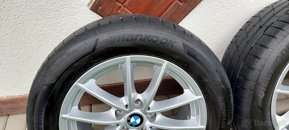 Alu R17 BMW 5×112 letné pneu 225/55 R 17