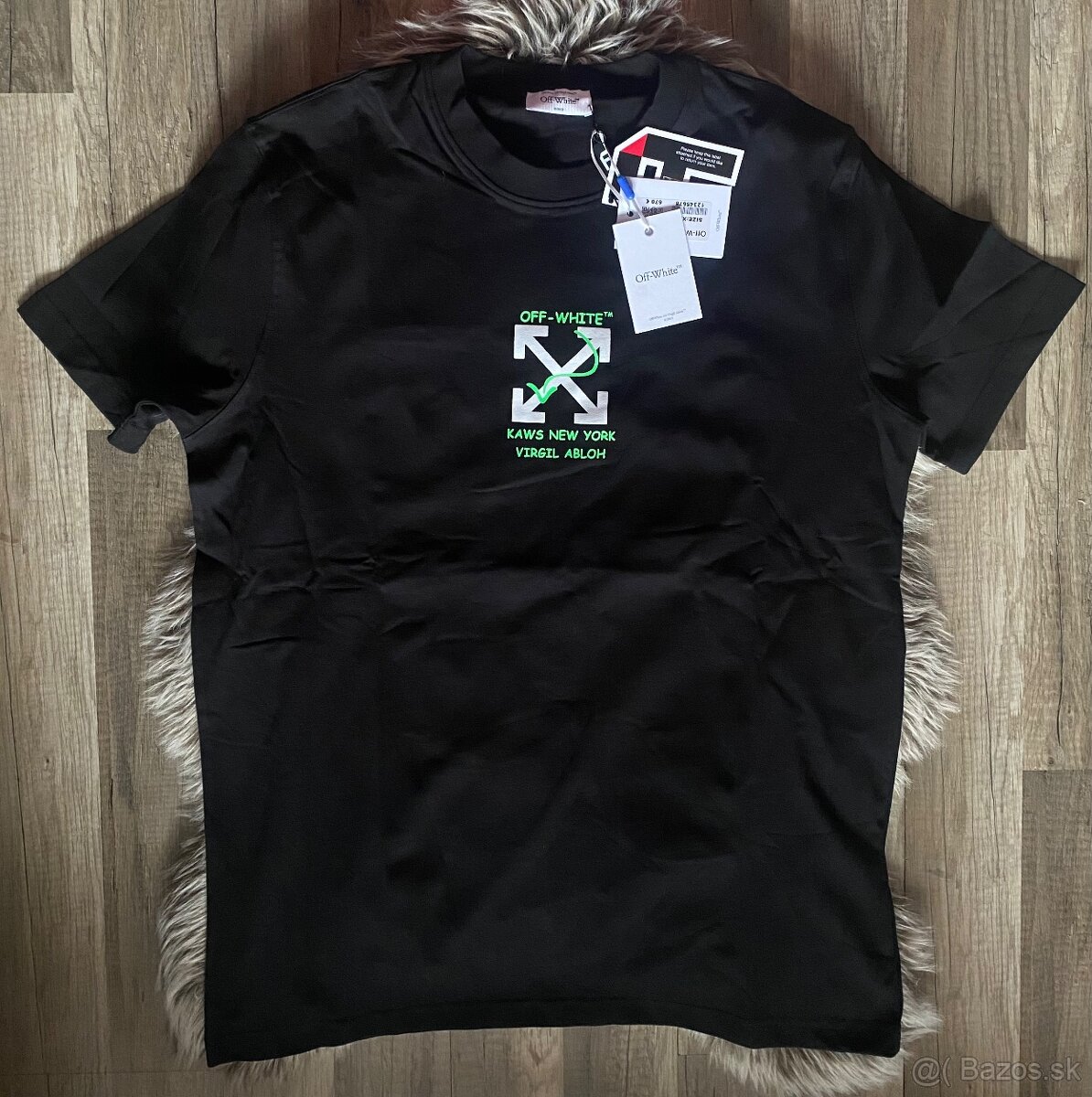 Tričko off white XL