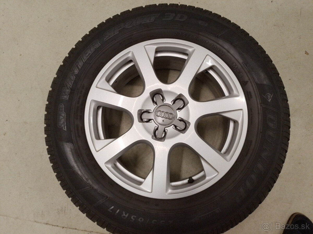 alu R17 5x112, zimné pneu 235/65, orig. Audi Q5