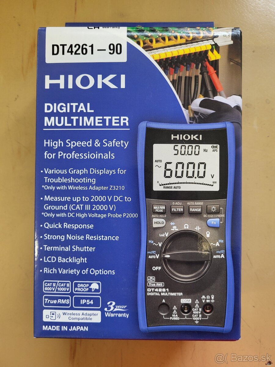 Multimeter Hioki DT4261-90