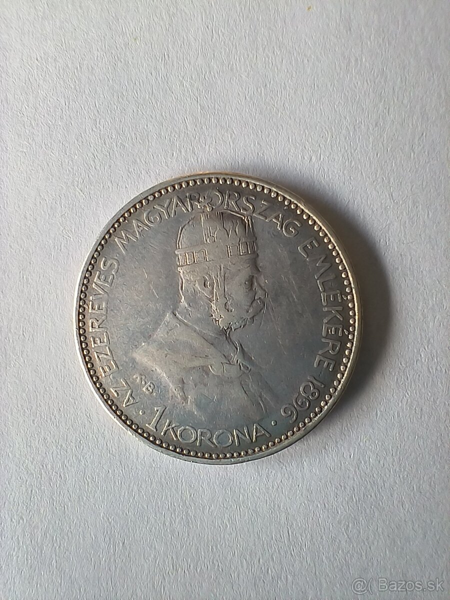 1 korona-koruna 1896 KB Rakusko-Uhorsko