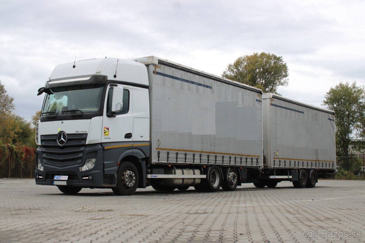 Mercedes-Benz Actros 2542, 6X2, ZVEDACÍ NÁPRAVA + PANAV TVK1