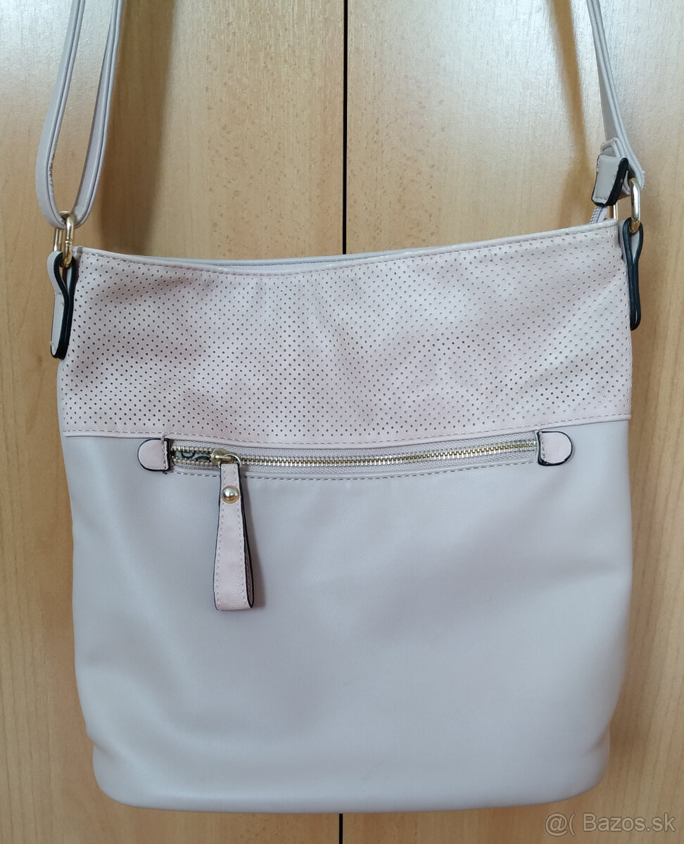 Staroružová crossbody kabelka