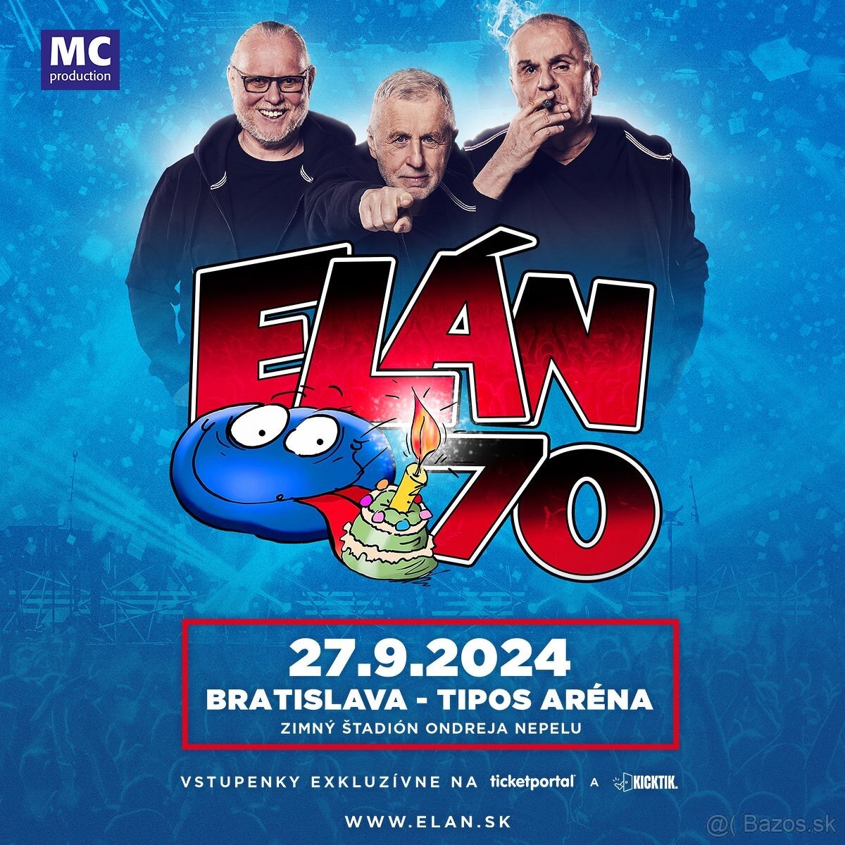 Elán - 27.9. - Bratislava - 4ks