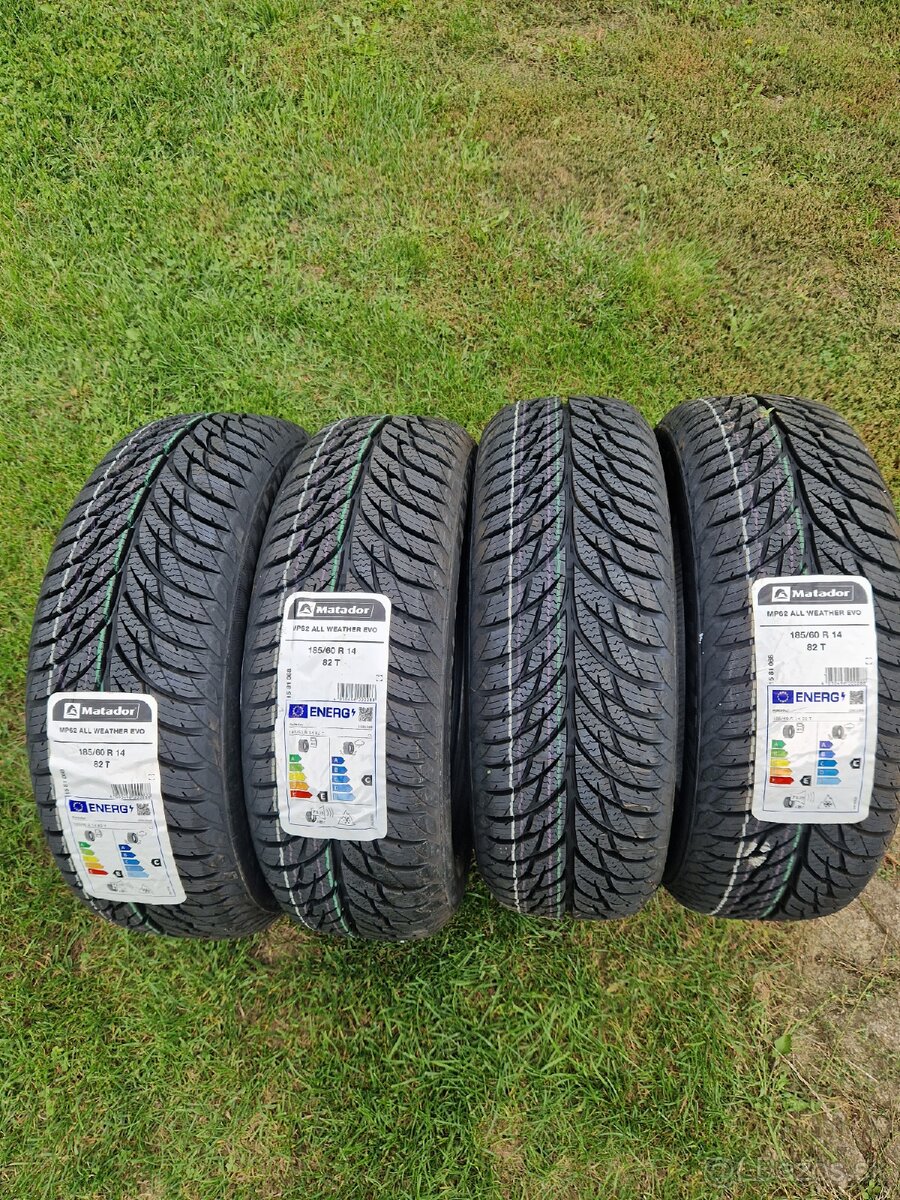 Nové pneu 185/60r14 celorocne