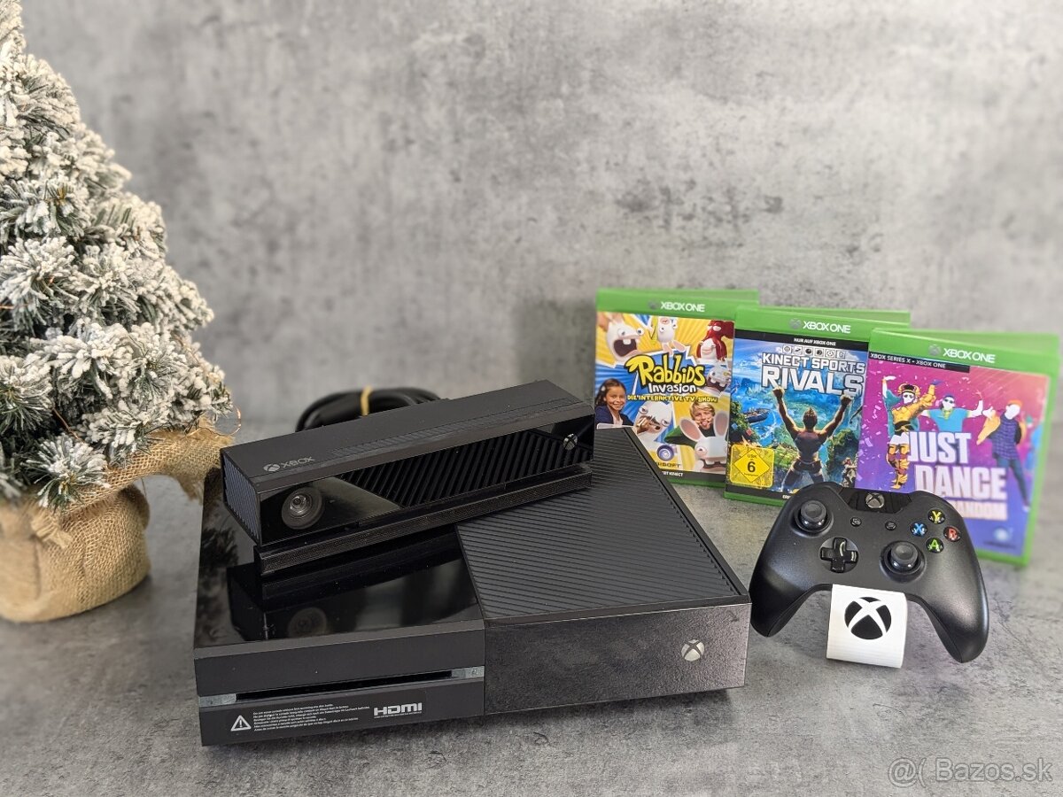 Xbox One, ovládač, Kinect a 3 pohybové hry + darčeky