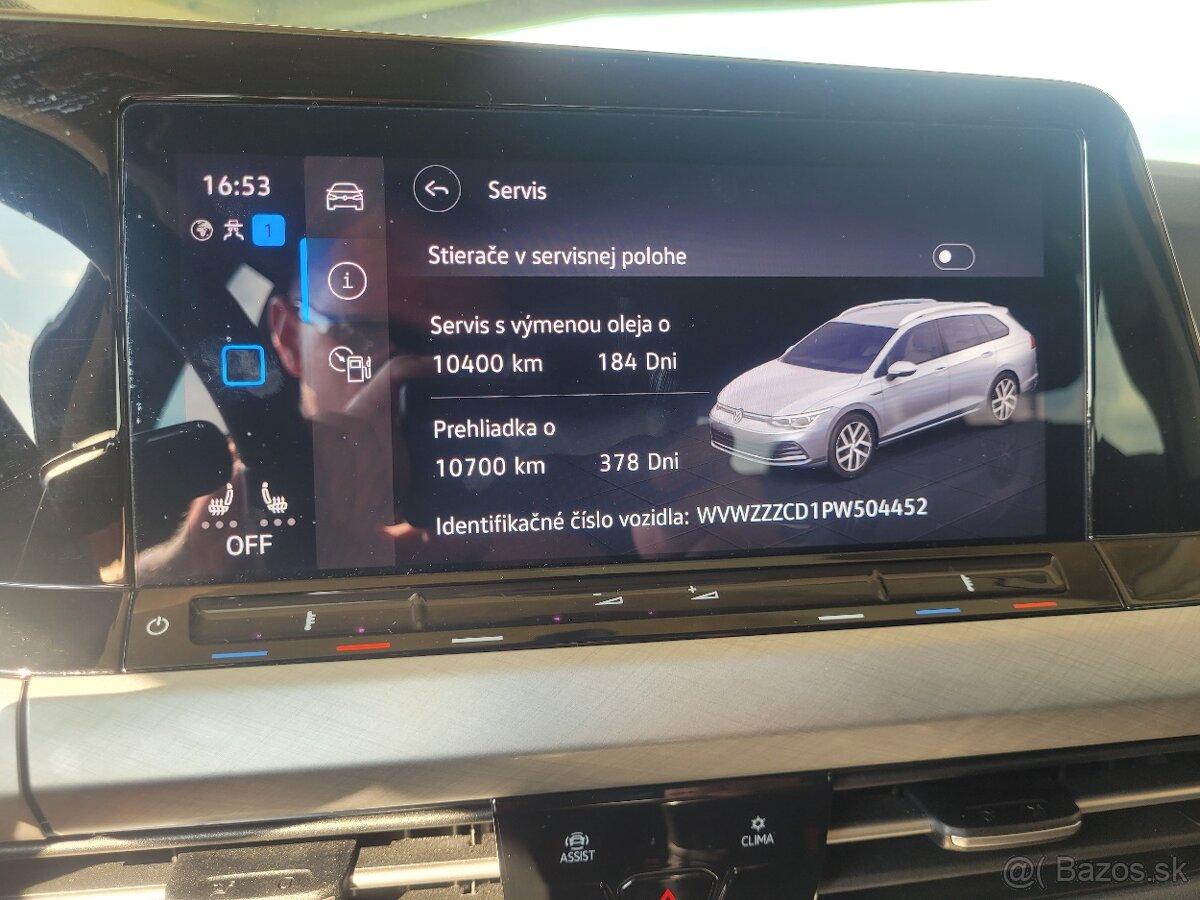 Vw golf 8/2022 , 55tis km ,