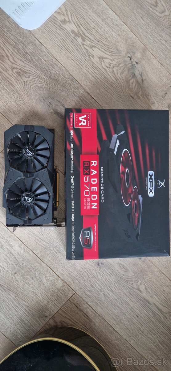 Predam graficku kartu xfx radeon rx 570 8gb