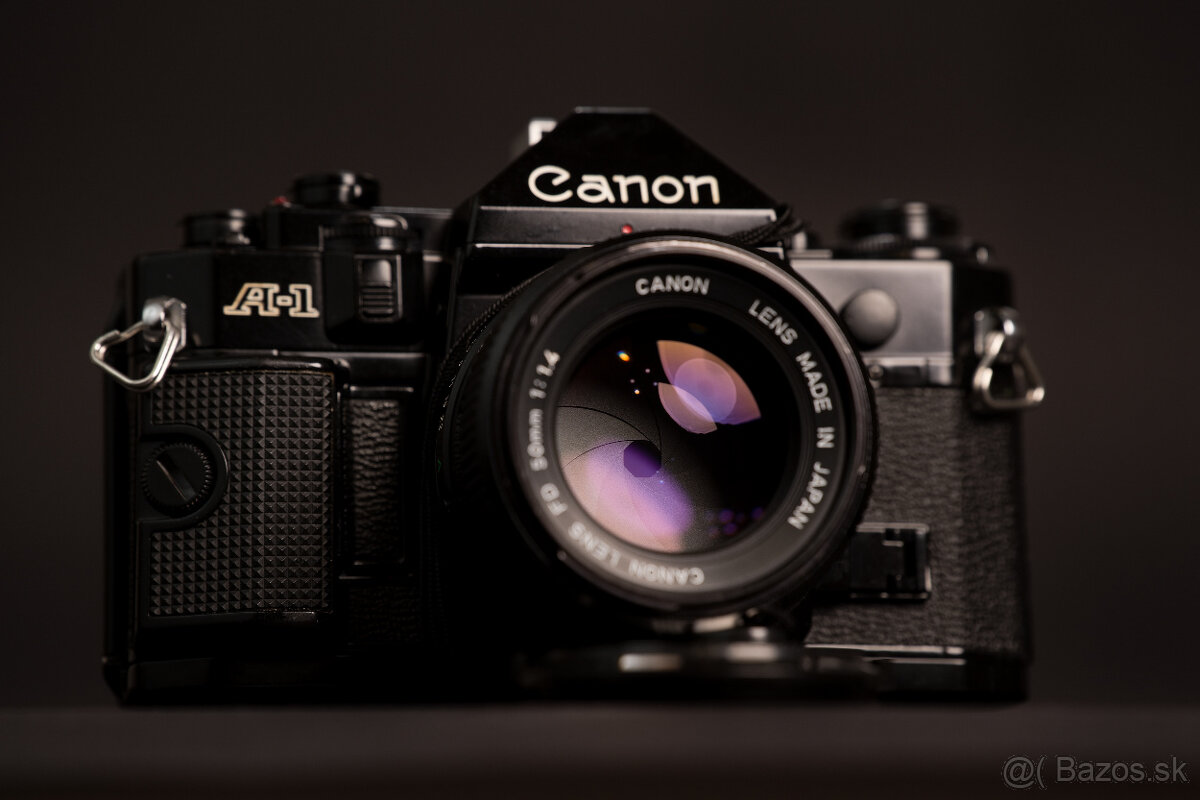 Canon A1. FD 1:1.4/50mm