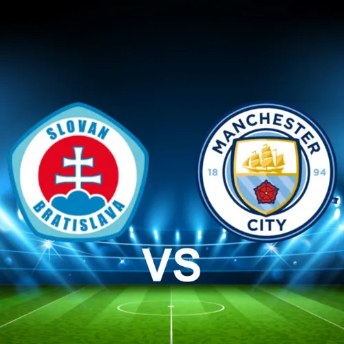 Najlepšia cena ✅ Slovan Bratislava ✅ - Manchester City ✅