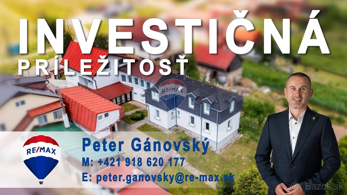 PREDAJ, Investičná nehnuteľnosť, Rodinný dom, rekreačné zari