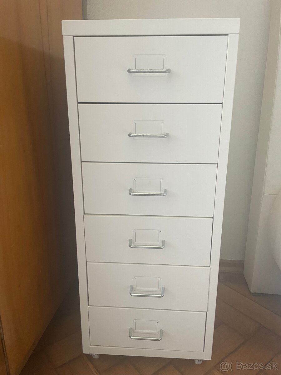 2x HELMER IKEA Komoda Zásuvkový diel na kolieskach