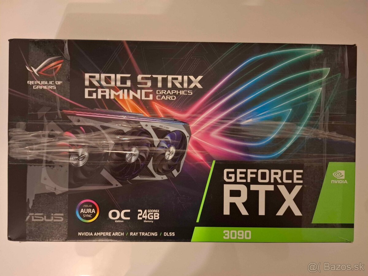 Predám krabicu od Rog Strix RTX 3090