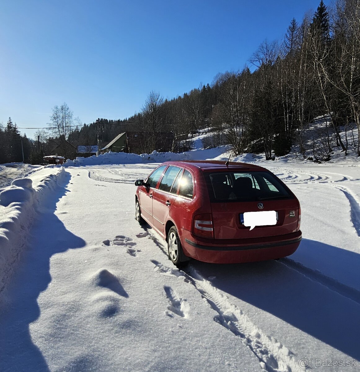 Škoda Fabia HTP Combi 1.2 47kW, r.v. 2007, benzín, červená