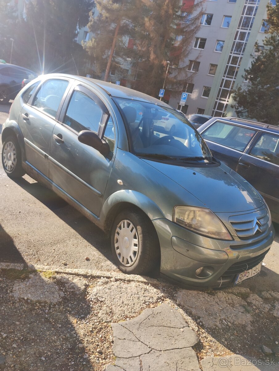 Citroen c3 - pojazdne (predám na náhradné diely vcelku)