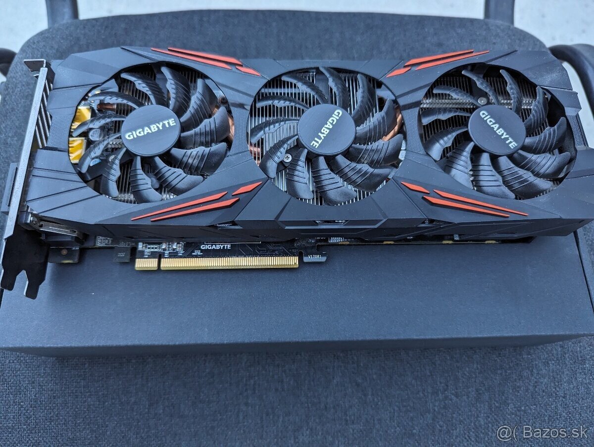 Predám GTX 1070 8GB Gigabyte G1 rev 2.0