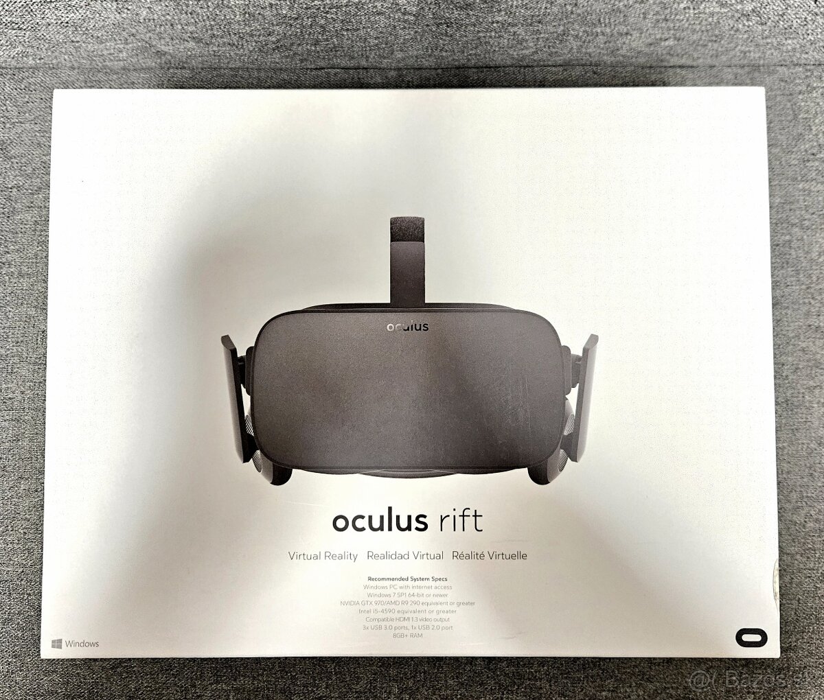 VR Oculus rift veľmi dobrý stav