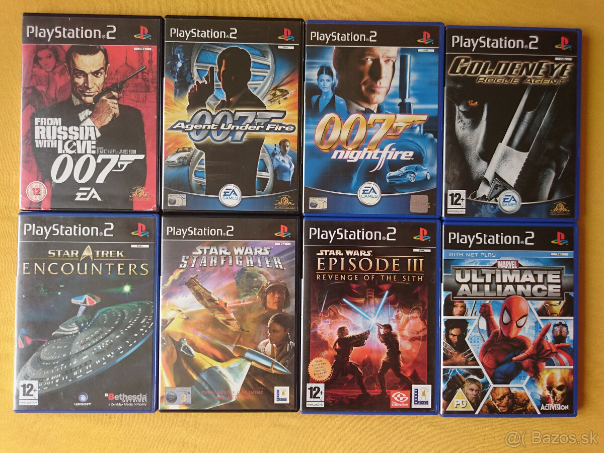 Hra na PS2 - 007, STAR WARS, STAR TREK