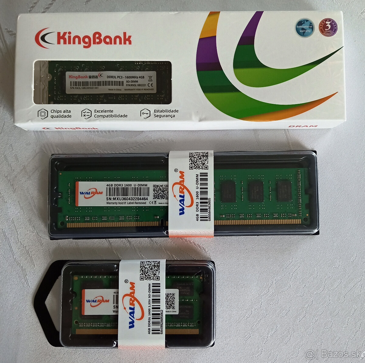 RAM DDR3 4GB 8GB 1600Mhz