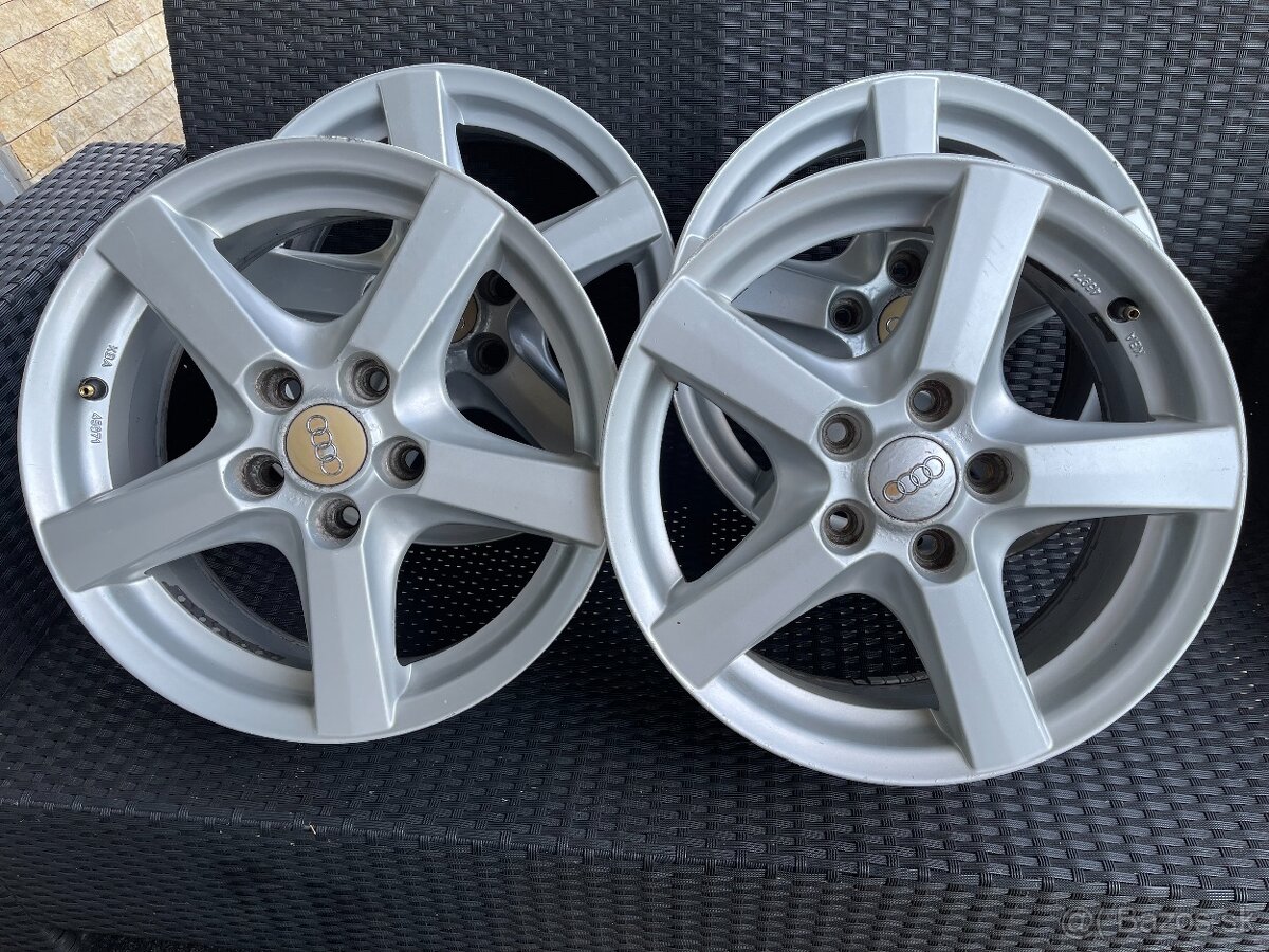 ALU DISKY ENZO 16", ROZTEČ 5X112, ET45 AUDI A3