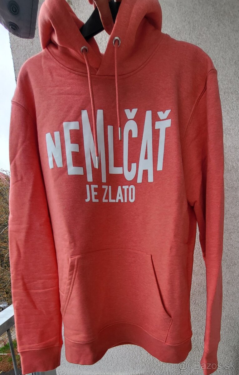 NEMLČAŤ JE ZLATO - unisex mikina