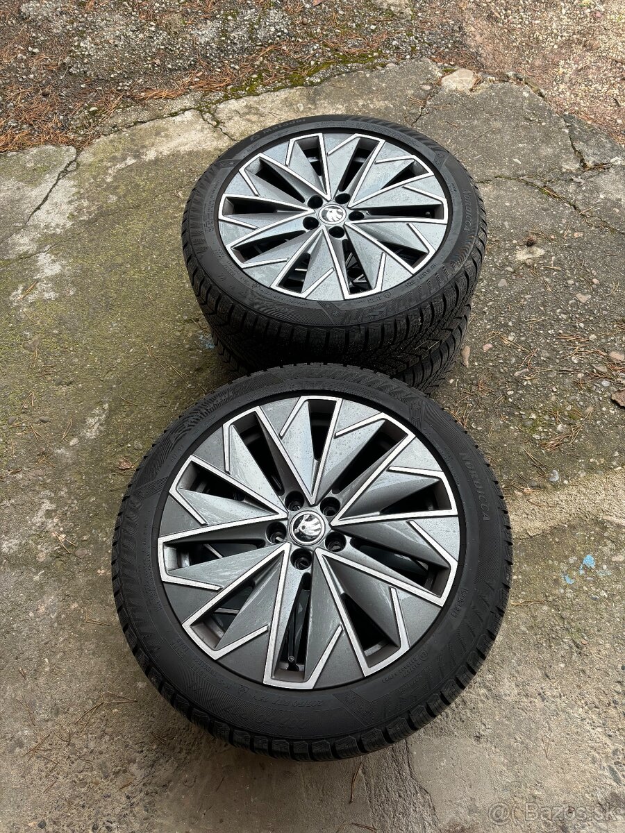 5x100 R17 orig. škoda zimná sada