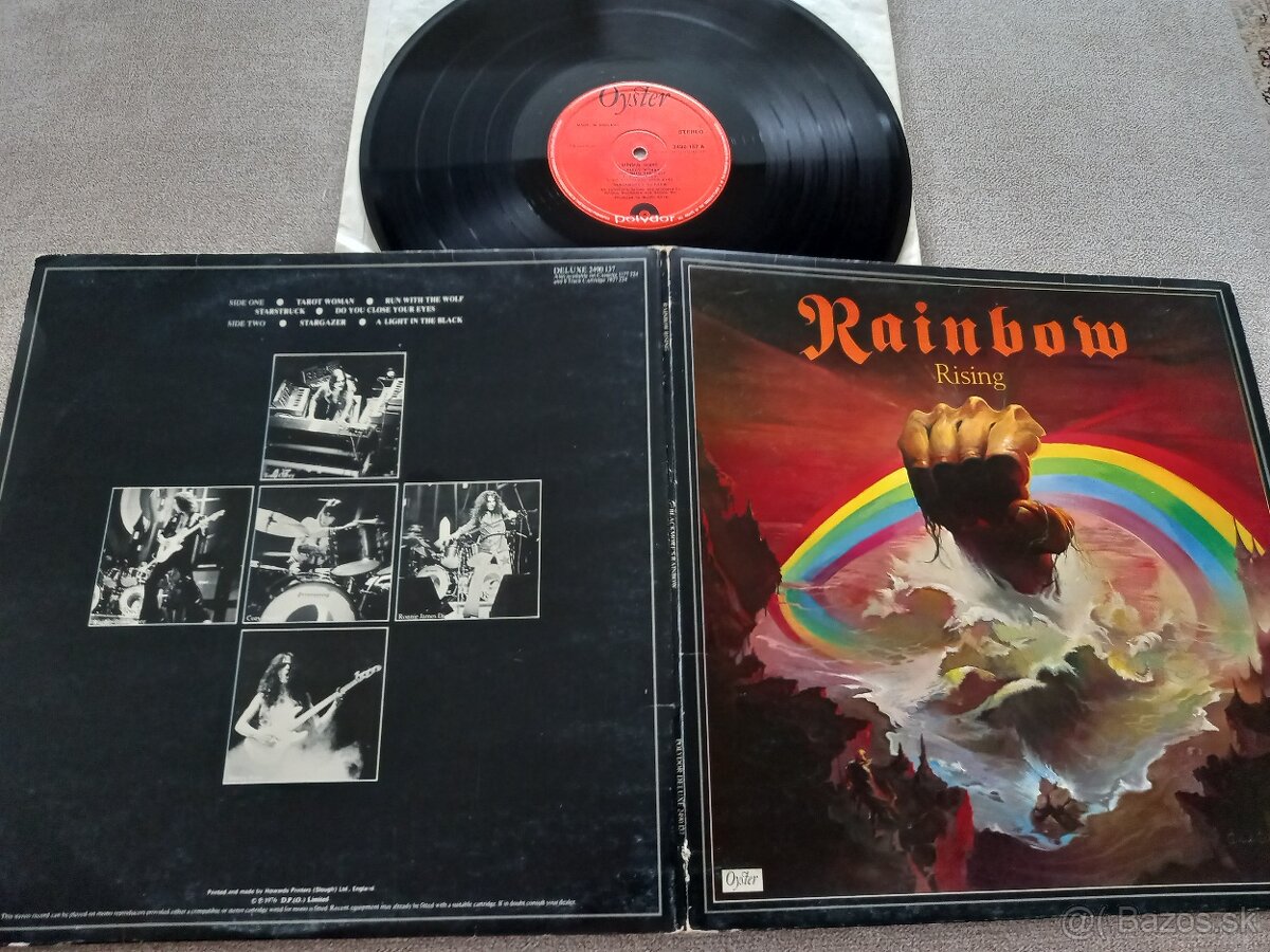 RAINBOW  „Rising“ /Oyster 1976/rozkl obal ,top stav ,/Ronni