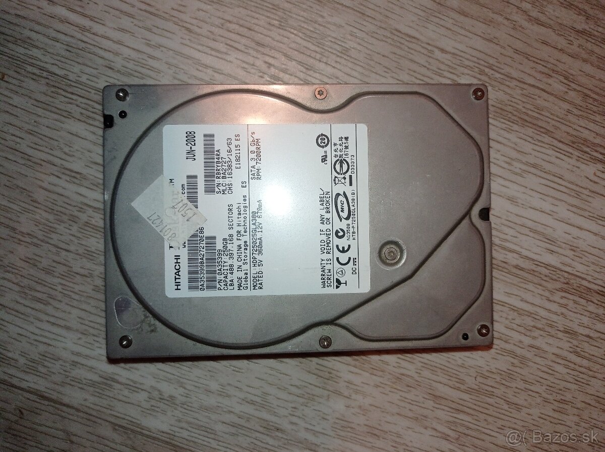 Hdd 250GB 3.5"