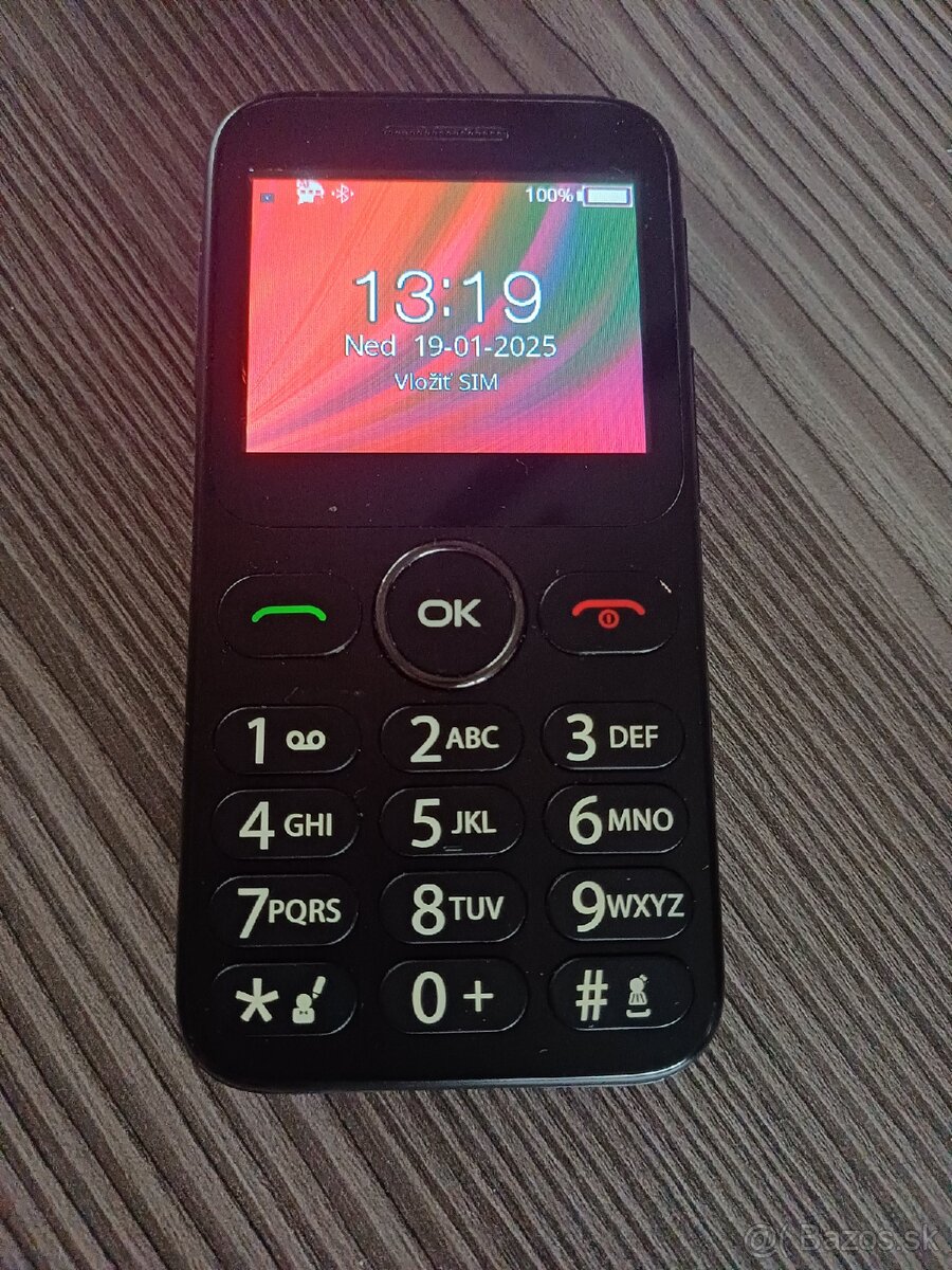 Nepouzivany telefon Alcatel pre seniorov