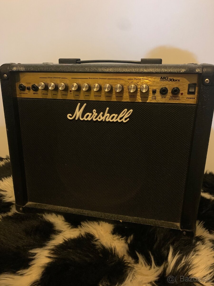 VYMENÍM MARSHALL COMBO MG30DFX