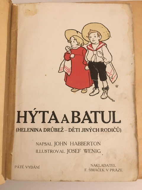 Kniha-Hýta a Batul vydaná 1916