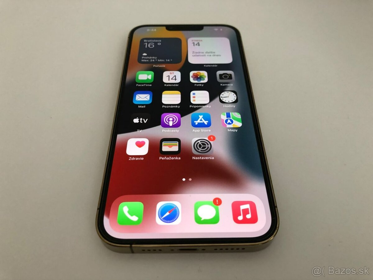 apple iphone 13 PRO 128gb Gold / Batéria 100%