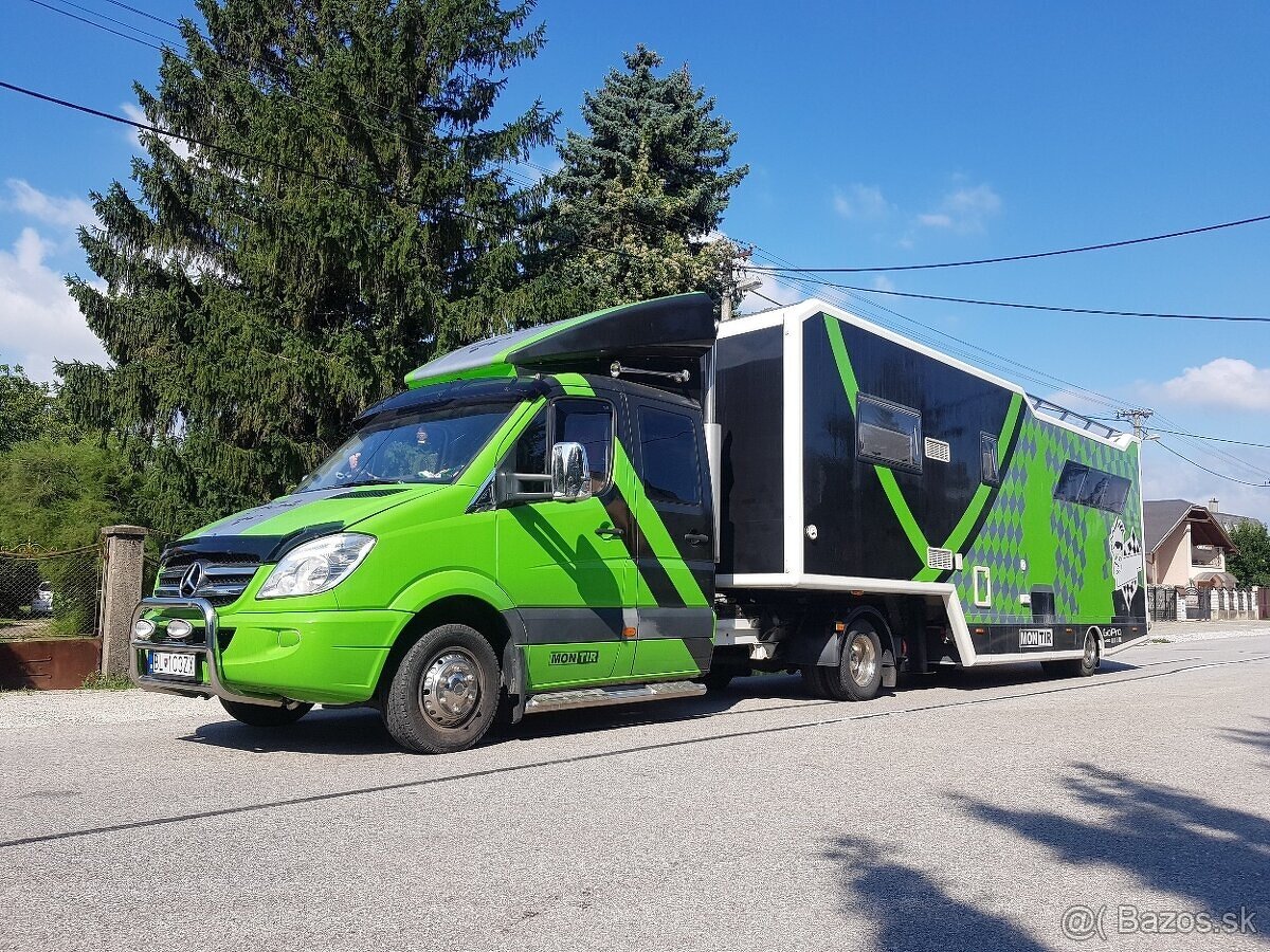 Karavan minitahac s návesom Mercedes Sprinter 519cdi