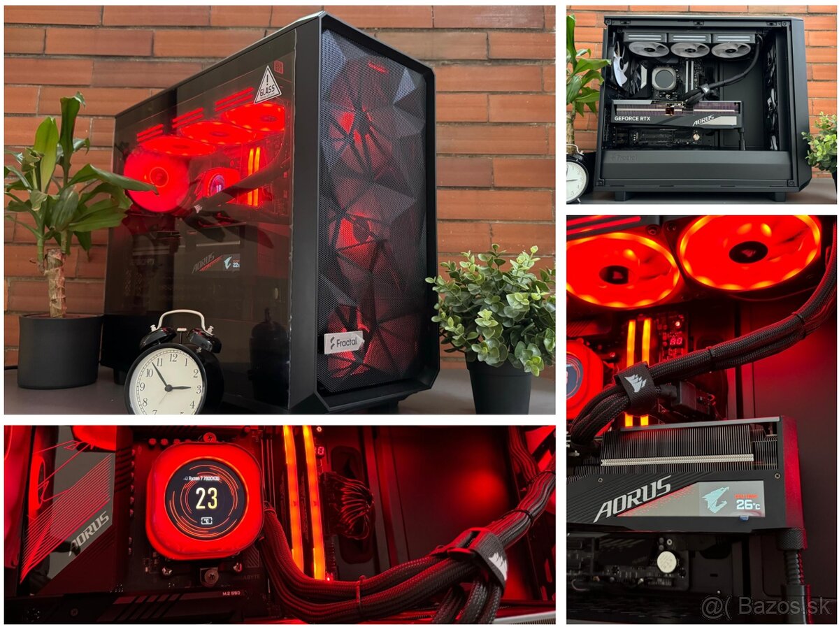 ➡️Ryzen 7 7800X3D\32GB\RTX 4080S\SSD-HDD\1000W Zdroj\zár.48m