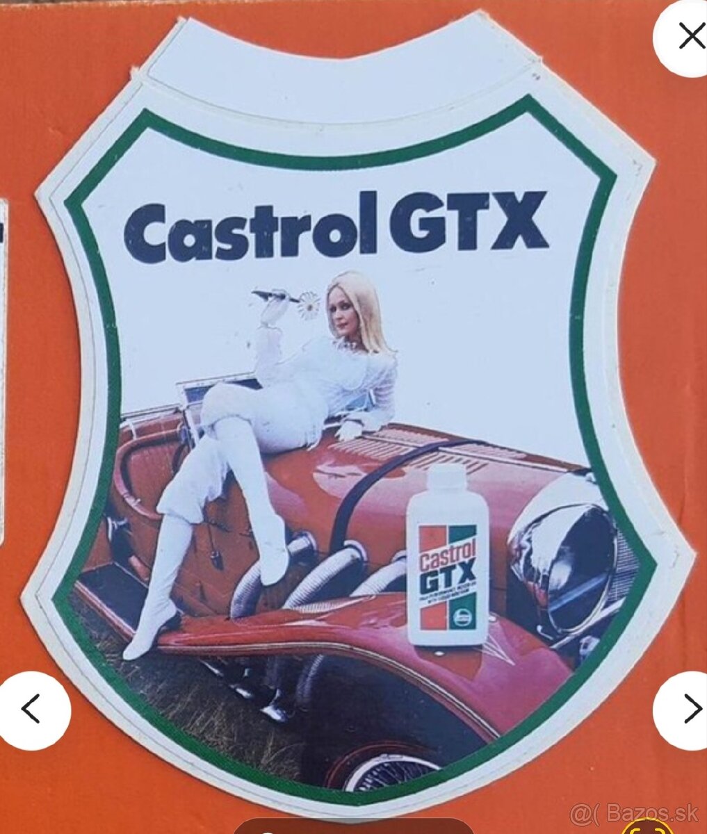 Kupim staru nalepku Castrol