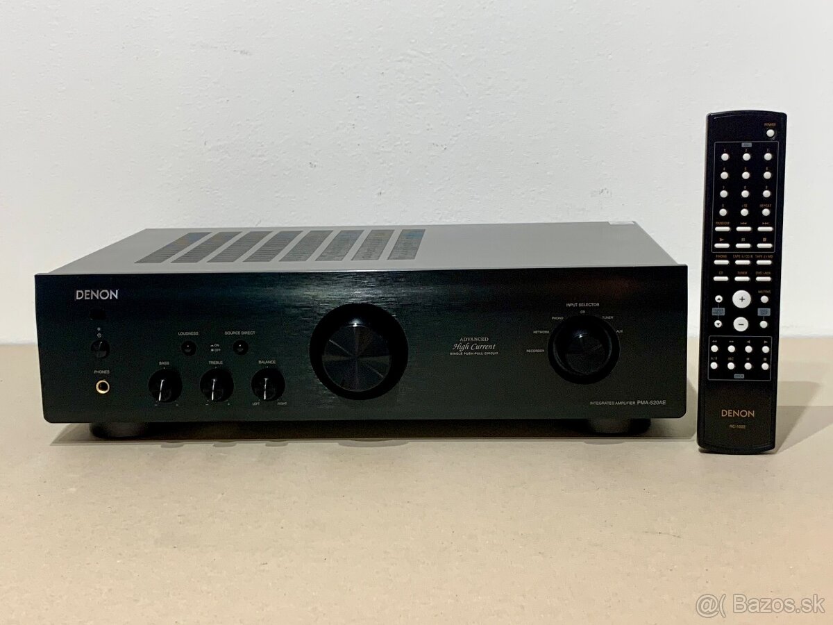 DENON PMA-520AE ….  Integrovaný stereo zosilovač