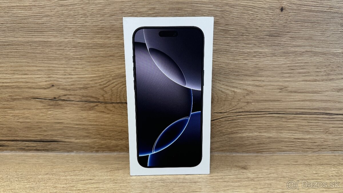 APPLE IPHONE 16 PRO MAX 512 GB BLACK TITANIUM ČIERNY TITÁN