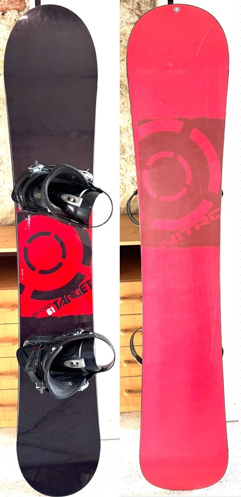 Snowboard Nitro 61 Target (159cm) s viazaním Nitro Commando