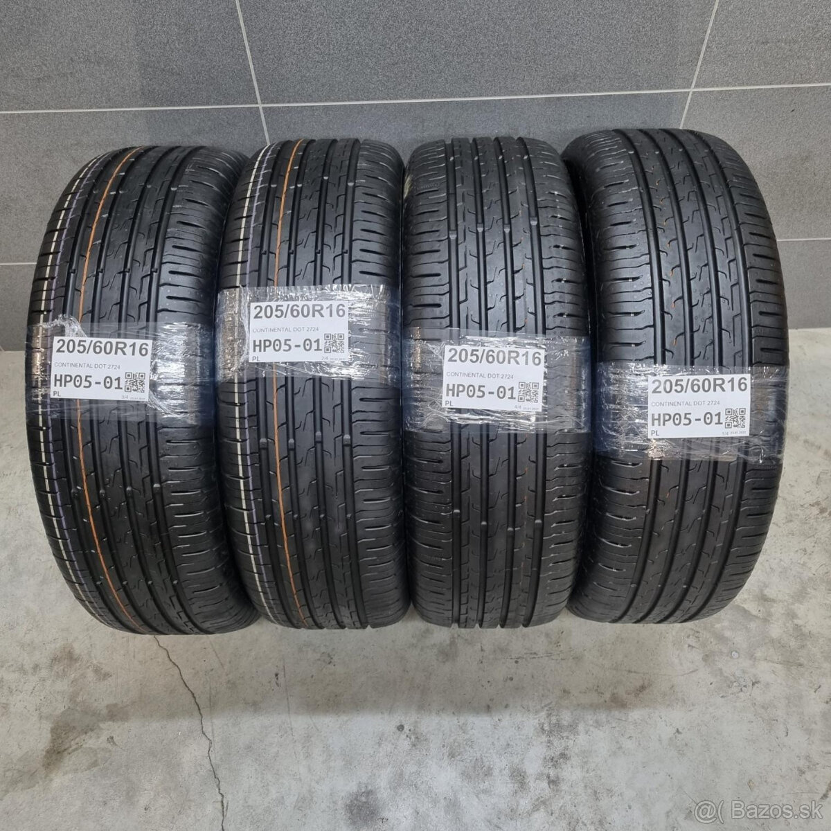 Letné pneumatiky 205/60 R16 CONTINENTAL DOT2724