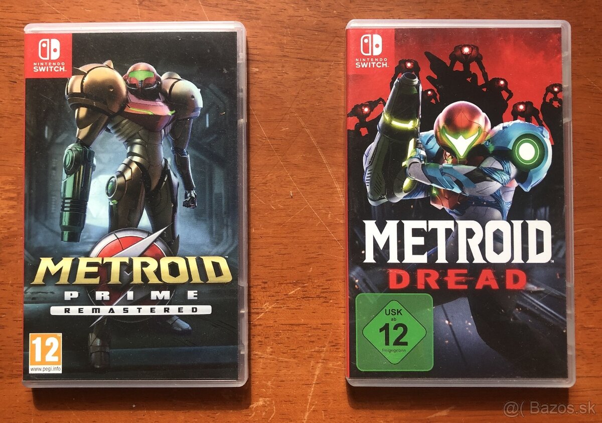 Metroid Dread + Metroid Prime (nintendo switch)