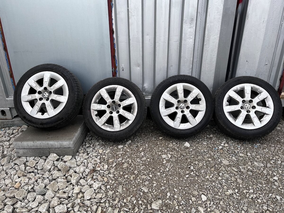 hliníkové disky vw Ronal s letnými pneu Fulda 185/55 R15