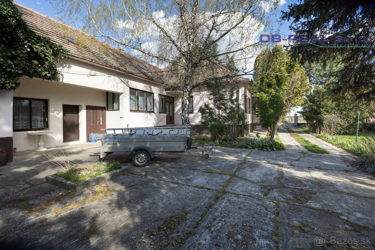 REZERVOVANÉ - Predaj 5izb RD zstv.345m2 (r.1970) oplotený po