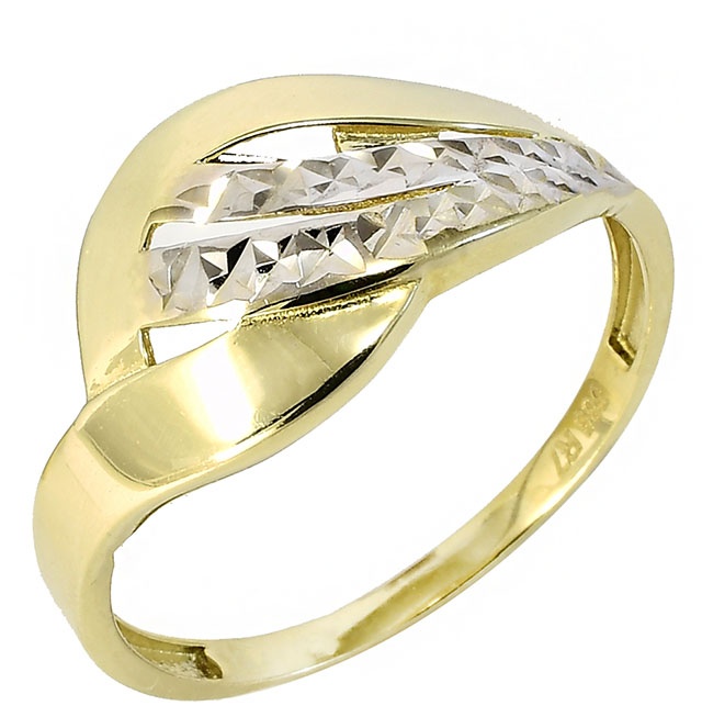 zlatý prsteň Glare 339
