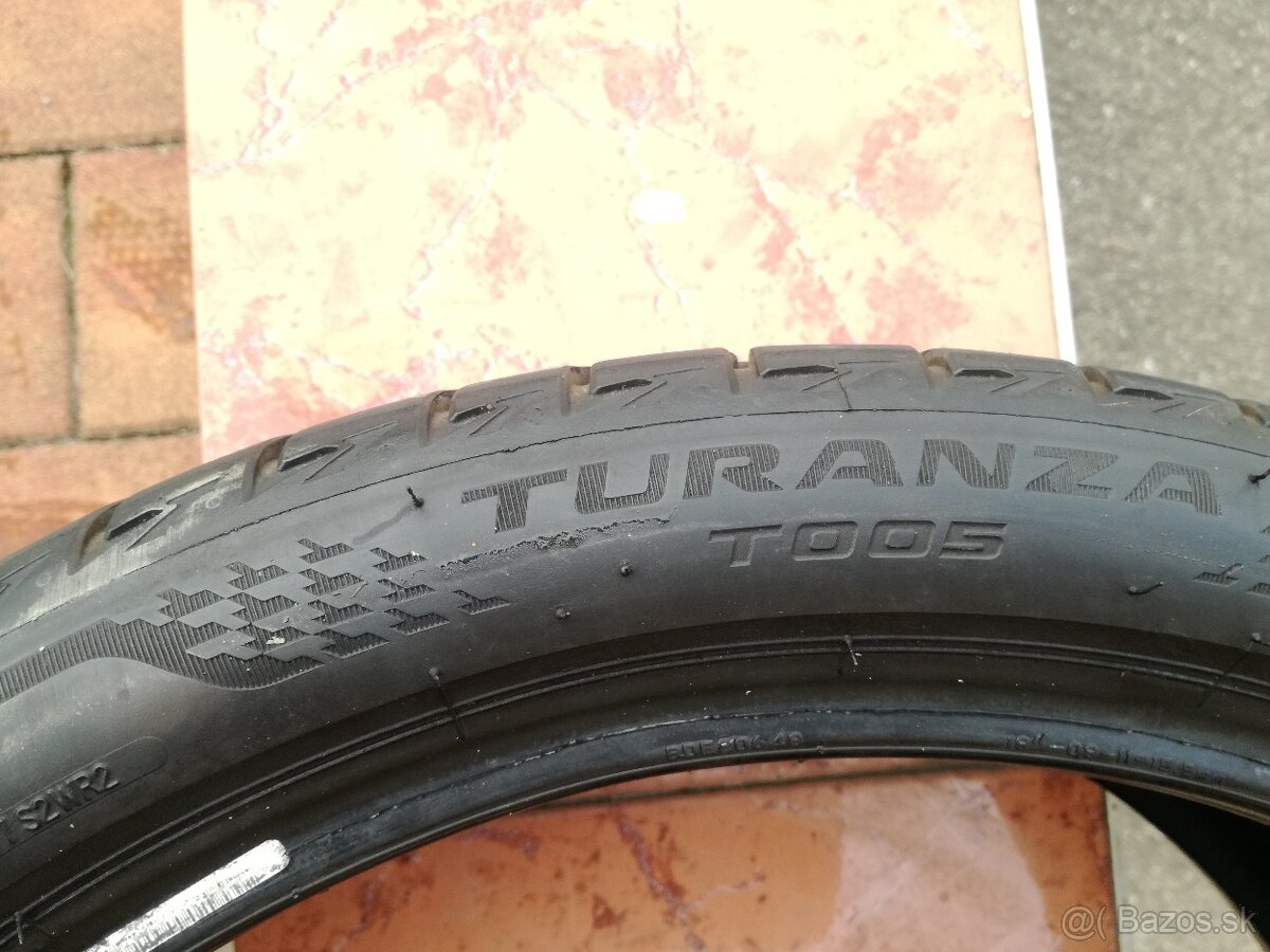 4xletne bridgestone turanza t005 225/40 r19