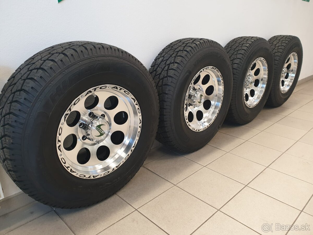 Alu disky 6x139,7 R17 + ALL TERRAIN pneumatiky 285/70 R17