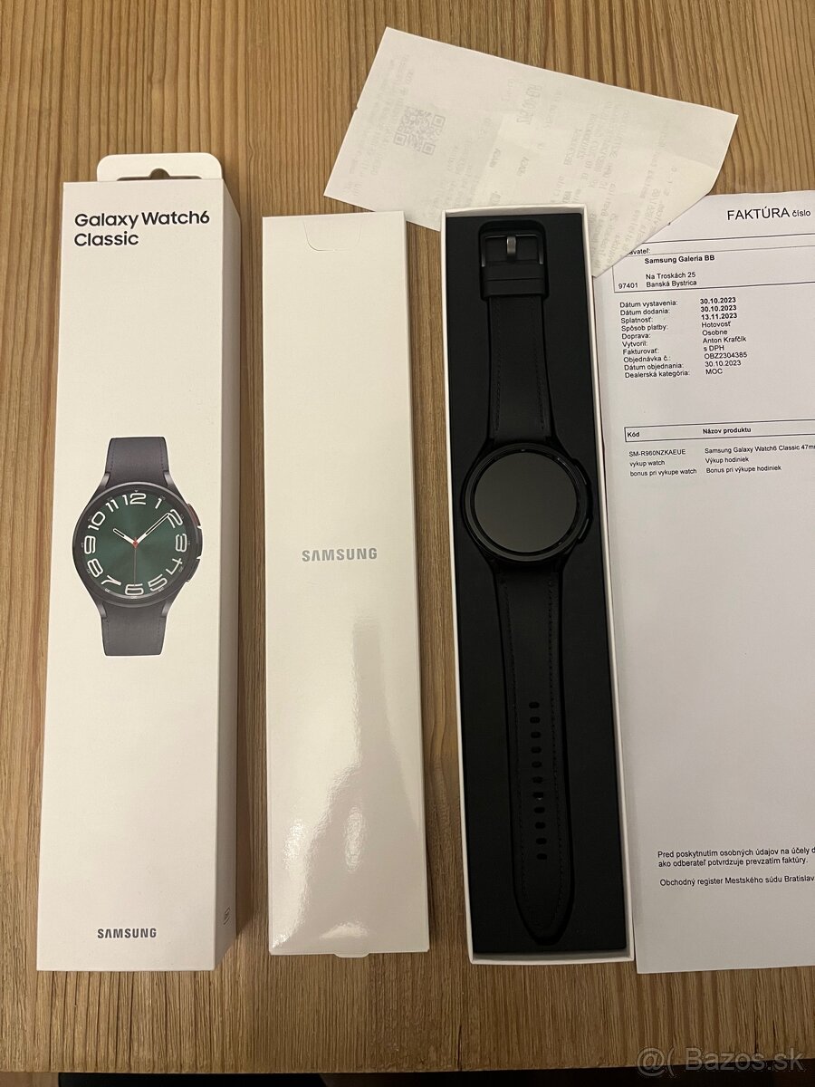 Galaxy Watch6 Classic Samsung v záruke