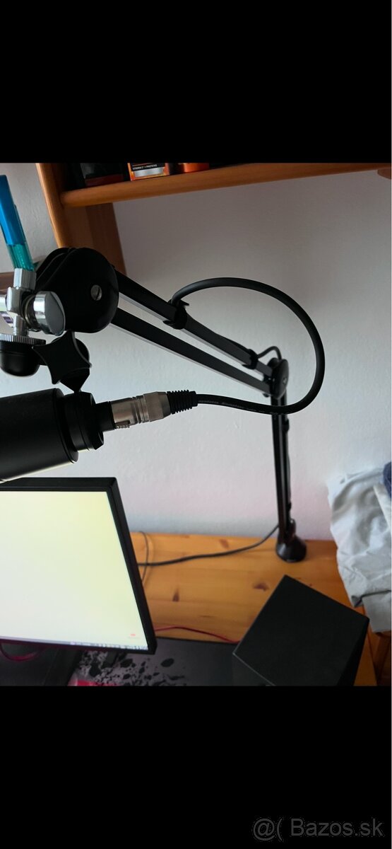 Mikrofon Audiotechnica AT2020 + Rameno + Interface