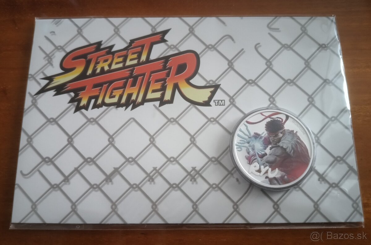 1 Oz Ag Street Fighter - Kolorovaná v blistri