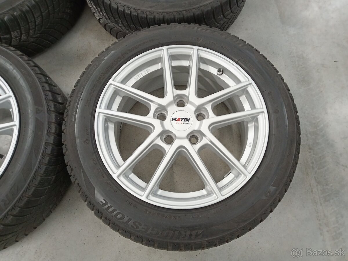 Predam zimne ALU 5x112 R16 7J ET52 PLATIN SKODA VW SEAT